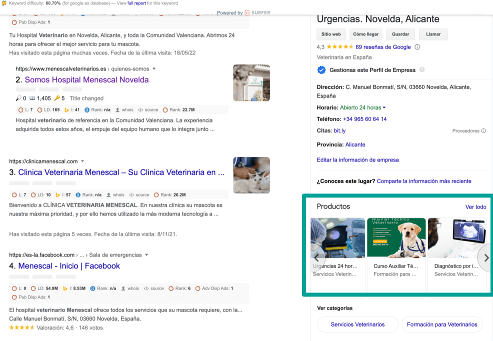 productos google my business 